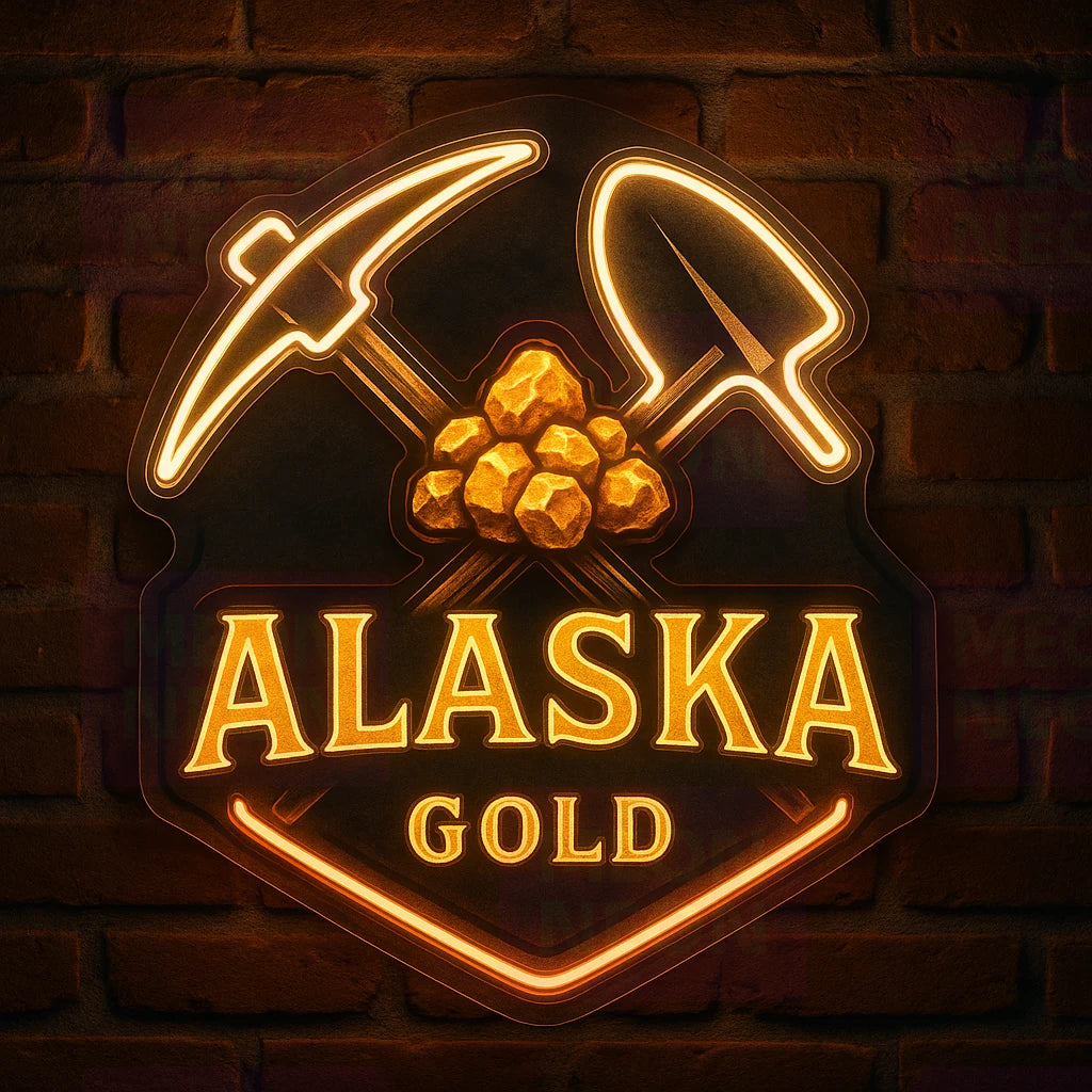 Alaskan Gold Rush LED Neon Sign