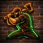 Alaskan Logger LED Neon Sign