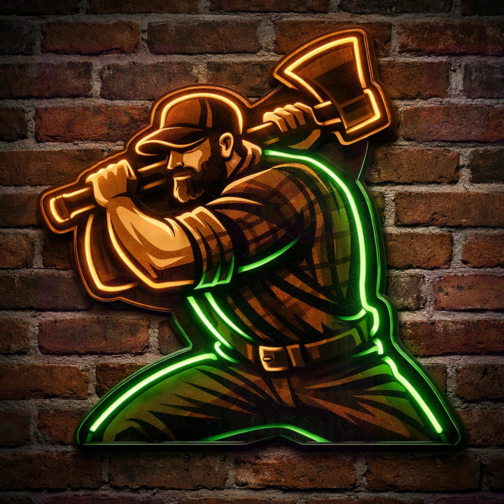 Alaskan Logger LED Neon Sign