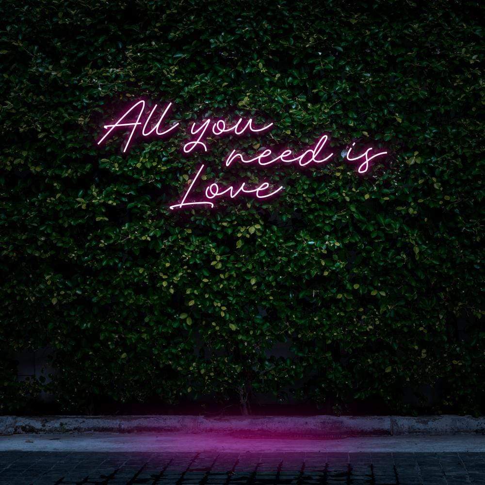 "All You Need Is Love" Neon Sign image 3
