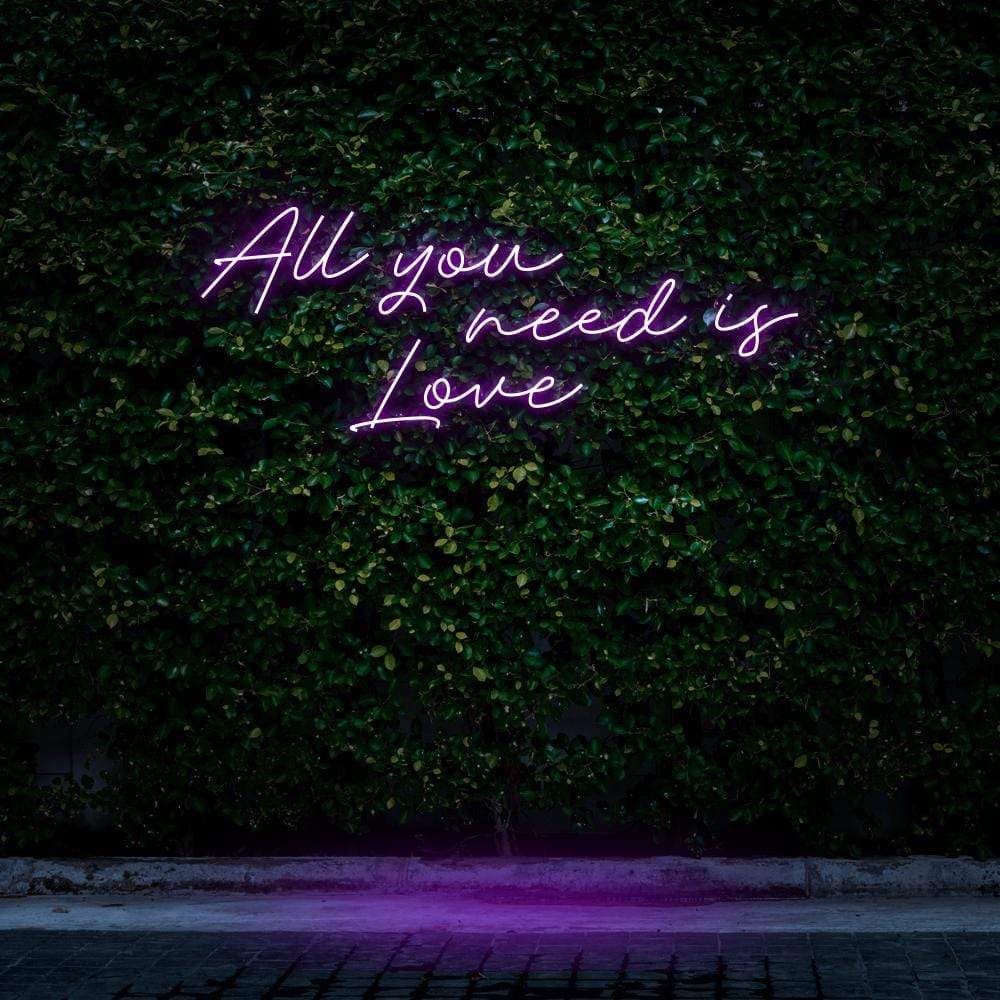 "All You Need Is Love" Neon Sign image 4