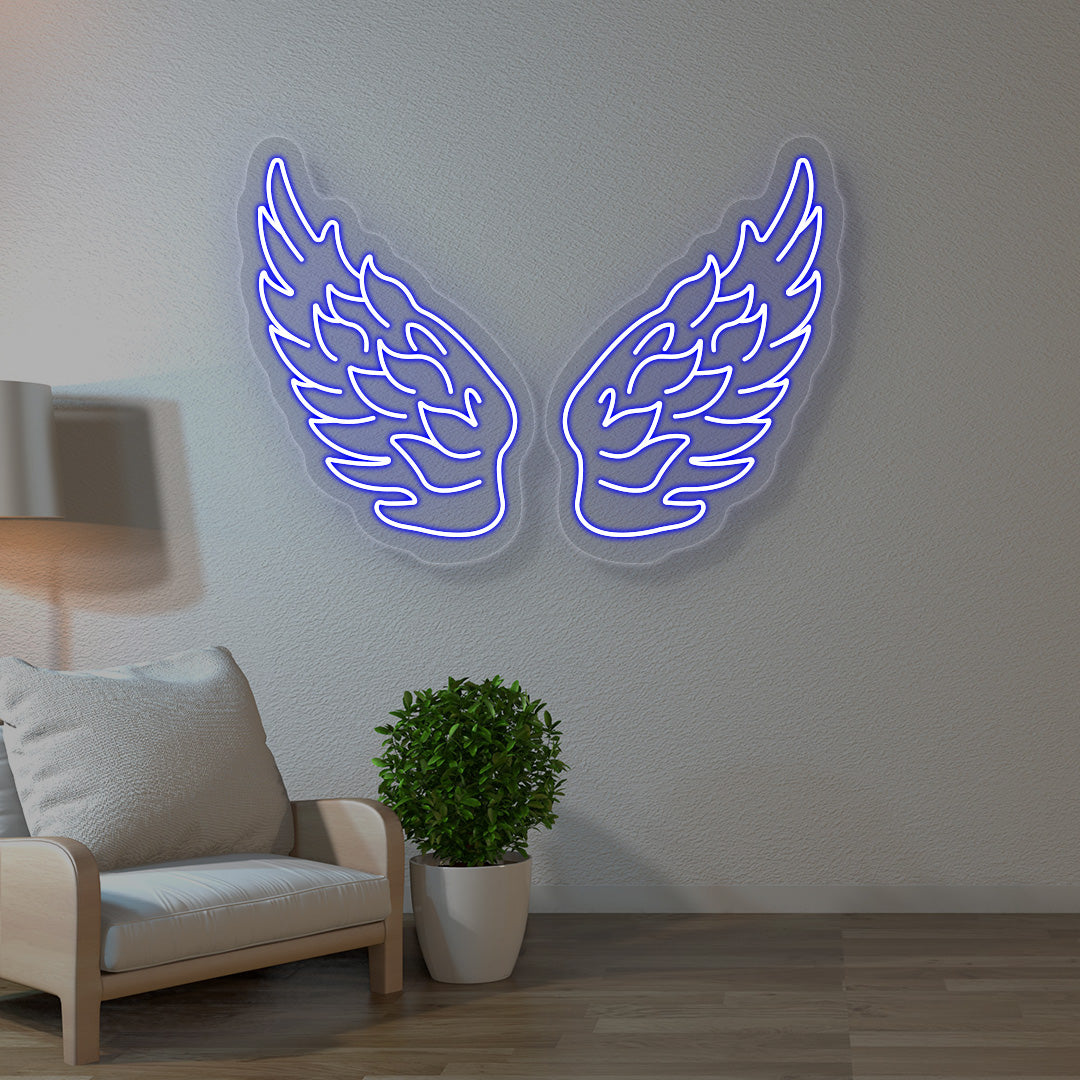 Angel Wings Neon Sign image 0
