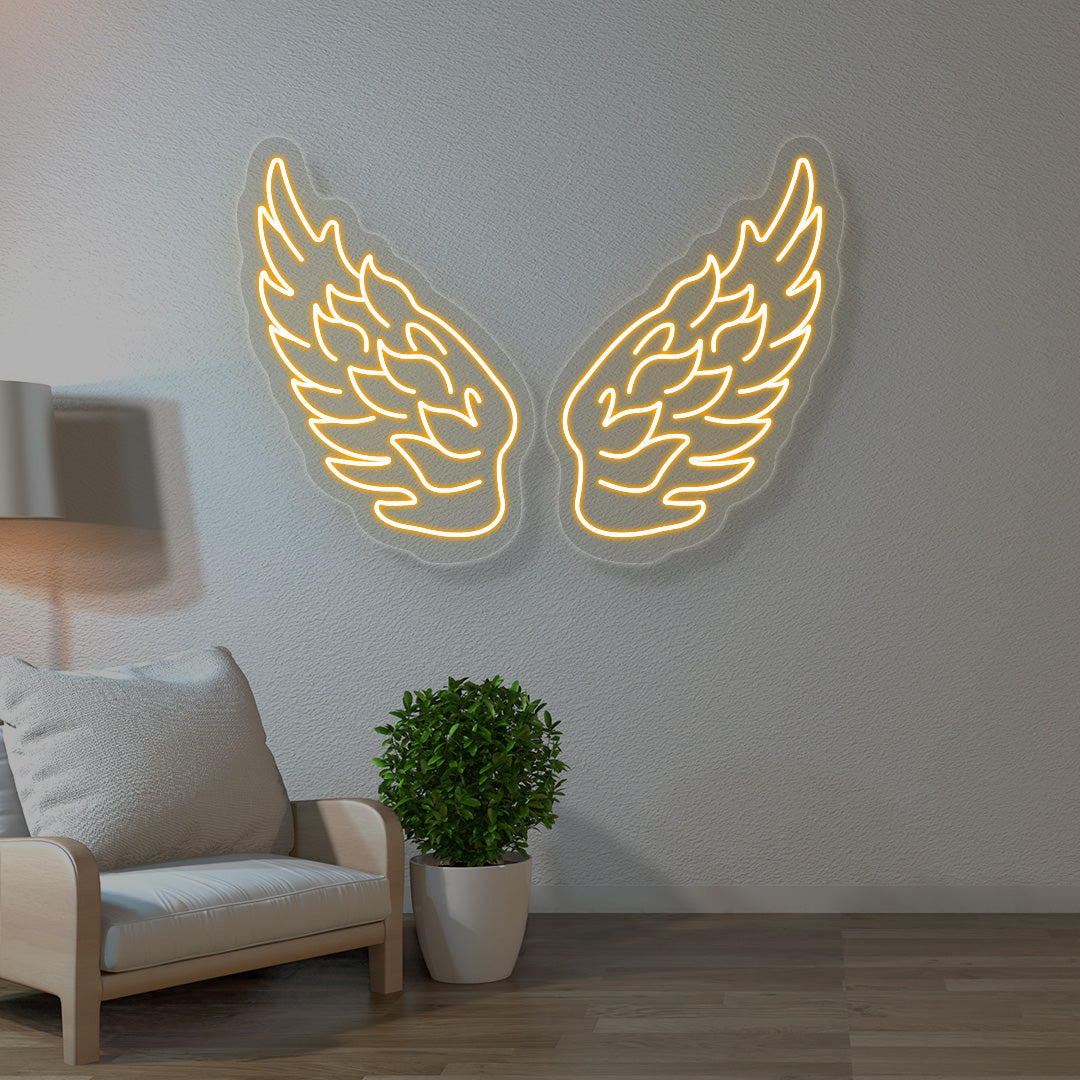 Angel Wings Neon Sign image 1