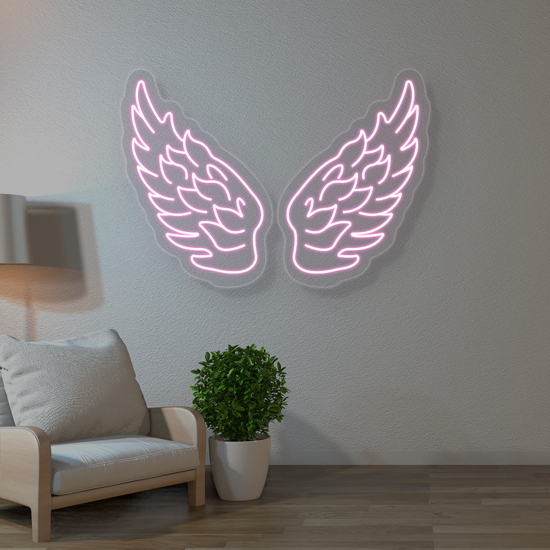 Angel Wings Neon Sign image 3