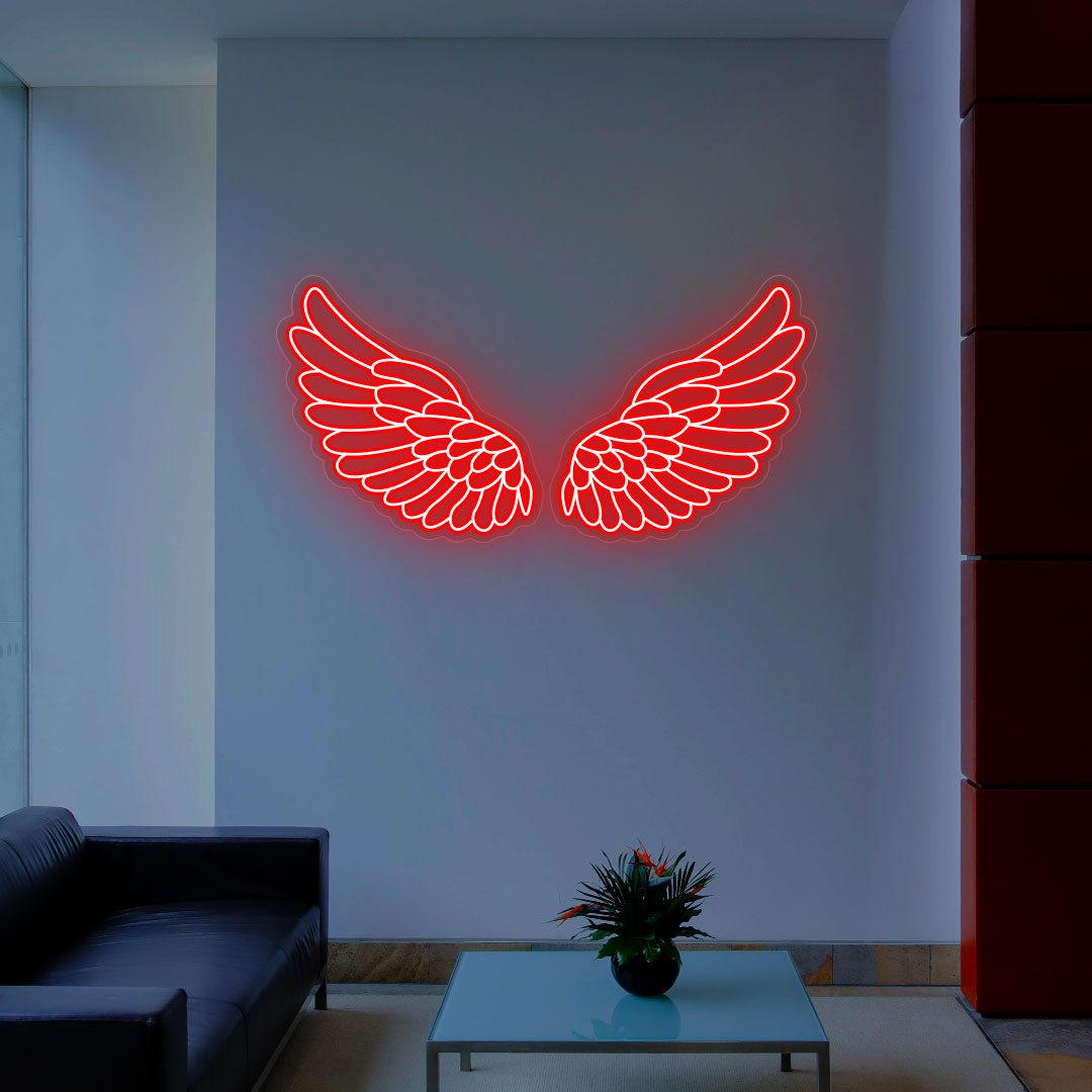 ArchAngel Wings Neon Sign image 0
