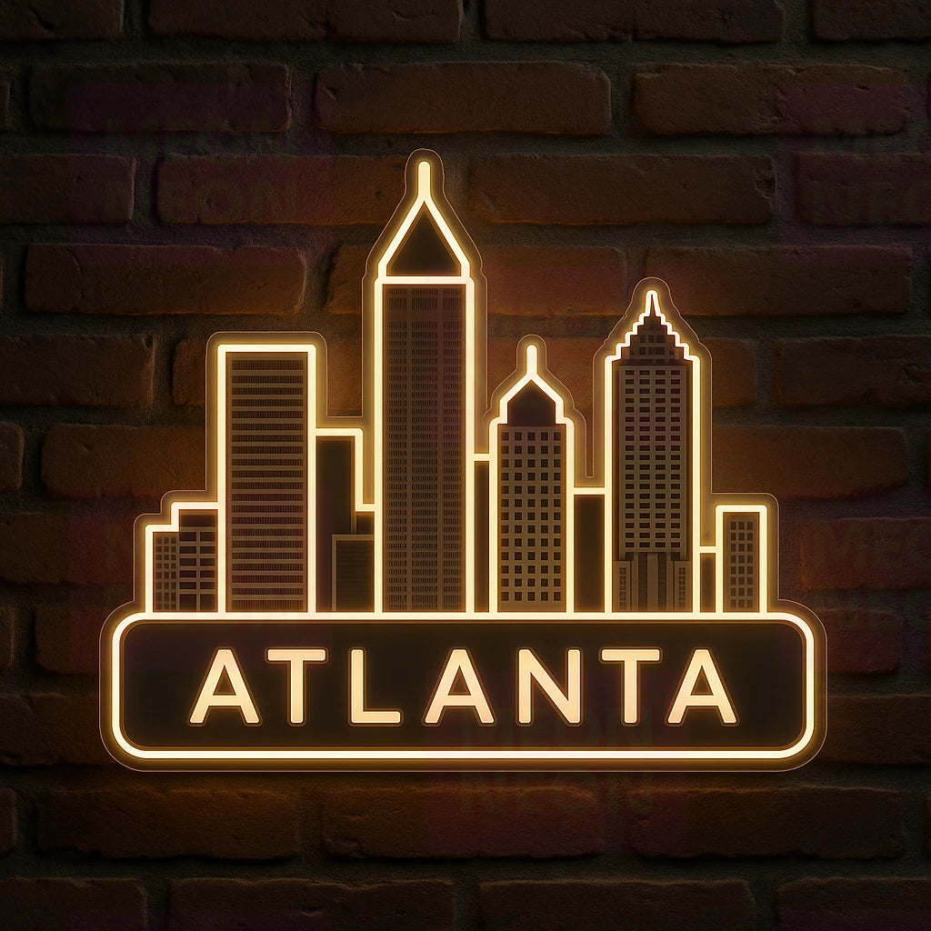 Atlanta Skyline LED Neon Sign