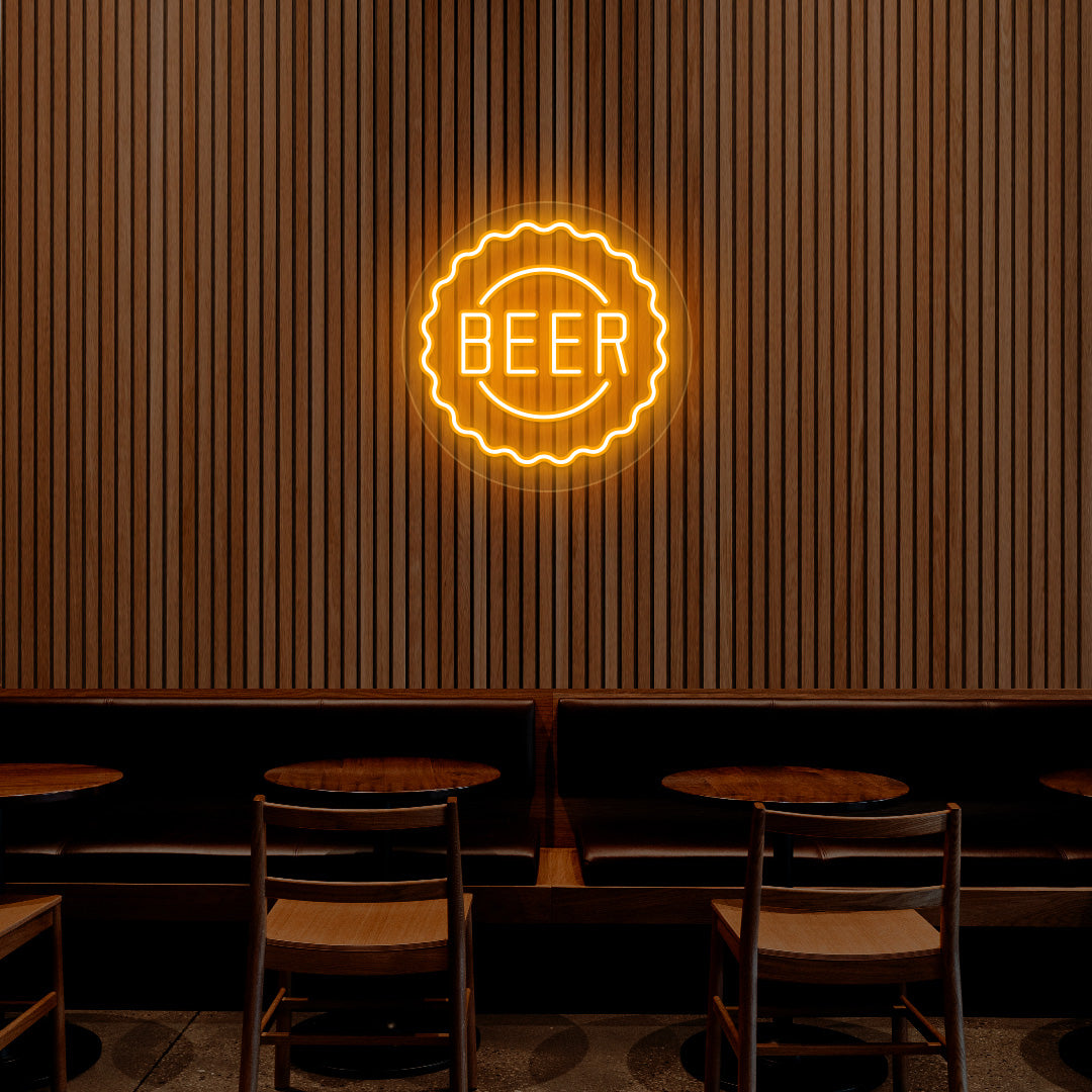 Beer Cap Neon Sign image 2