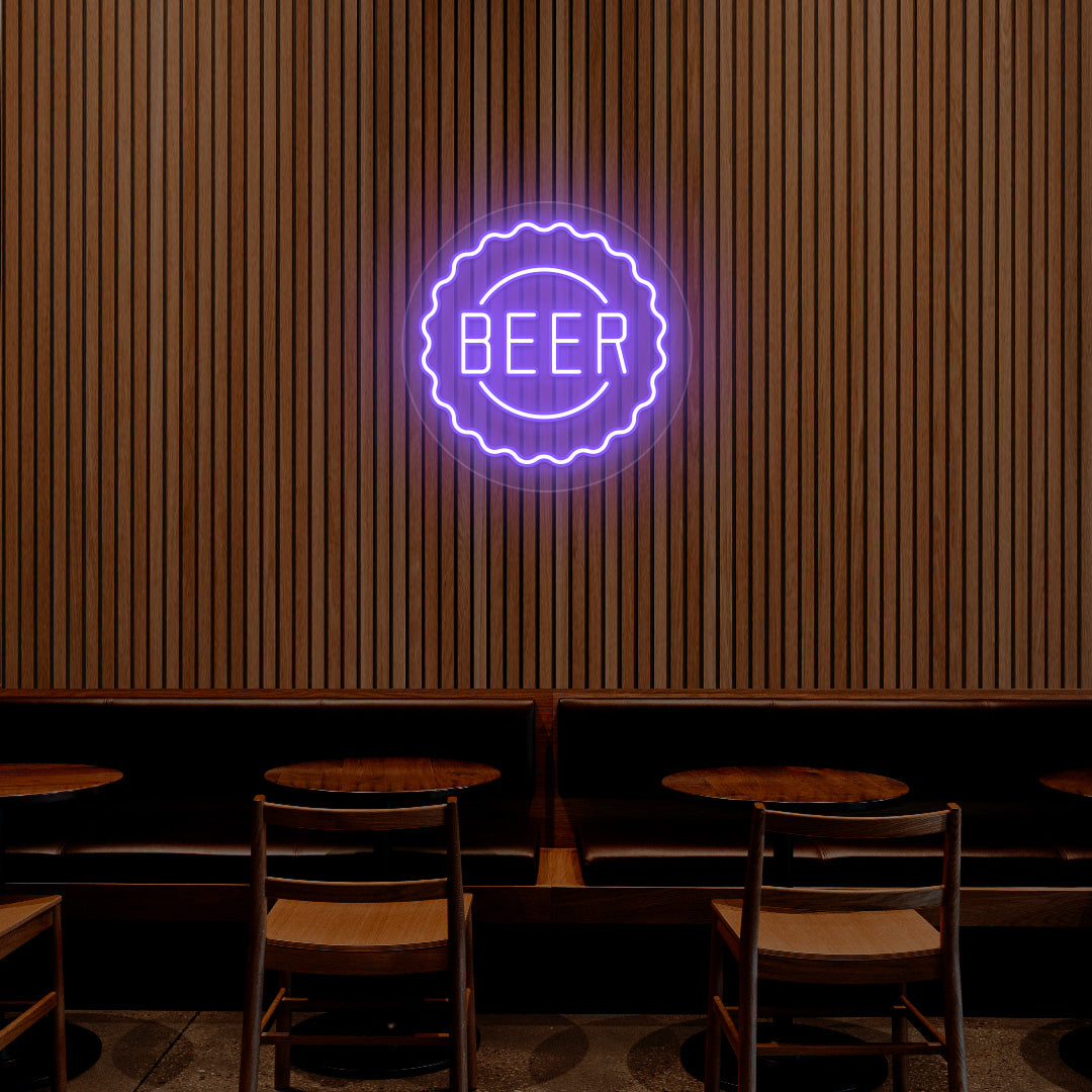 Beer Cap Neon Sign image 5