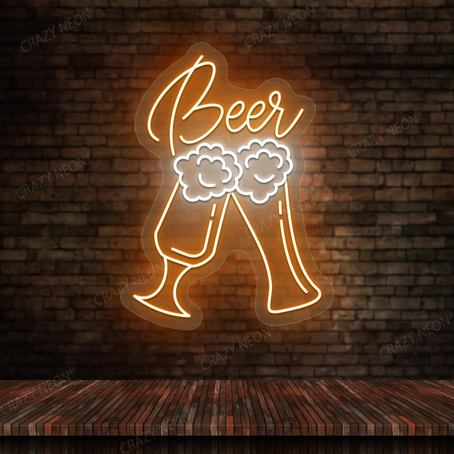 Beer Glass Multicolor Neon Sign image 2