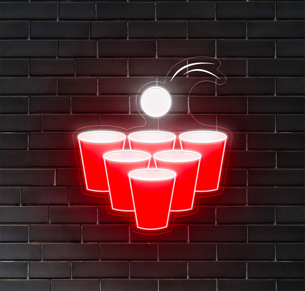 Beer Pong LED Neon Sign! image 0