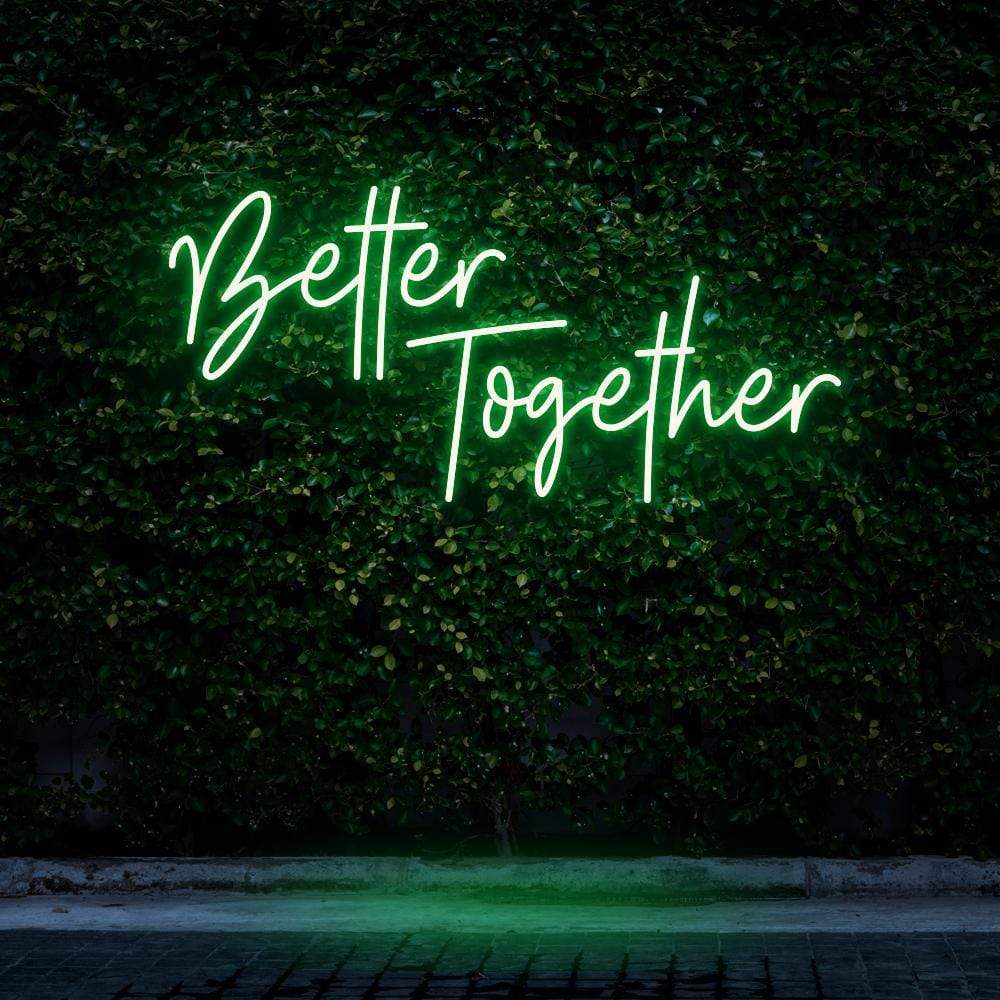 "Better Together" Neon Sign image 3