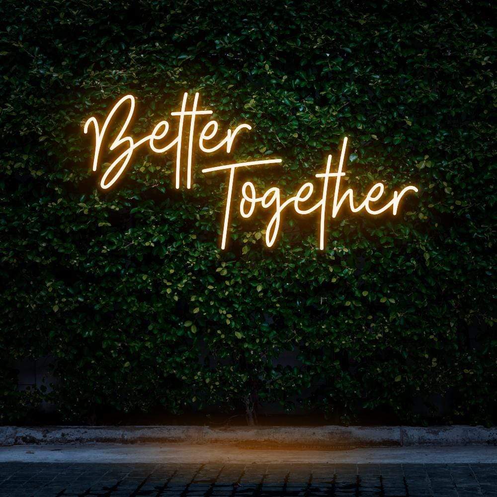 "Better Together" Neon Sign image 4