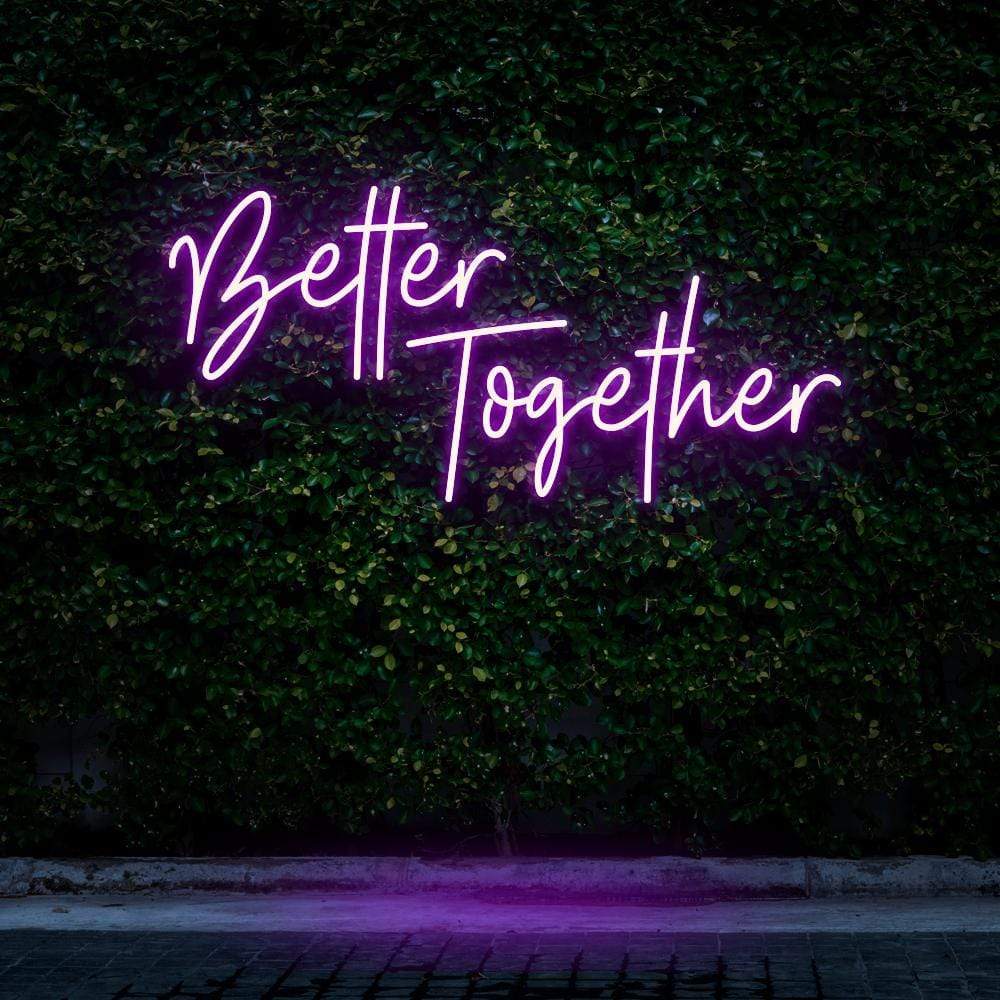 "Better Together" Neon Sign image 5