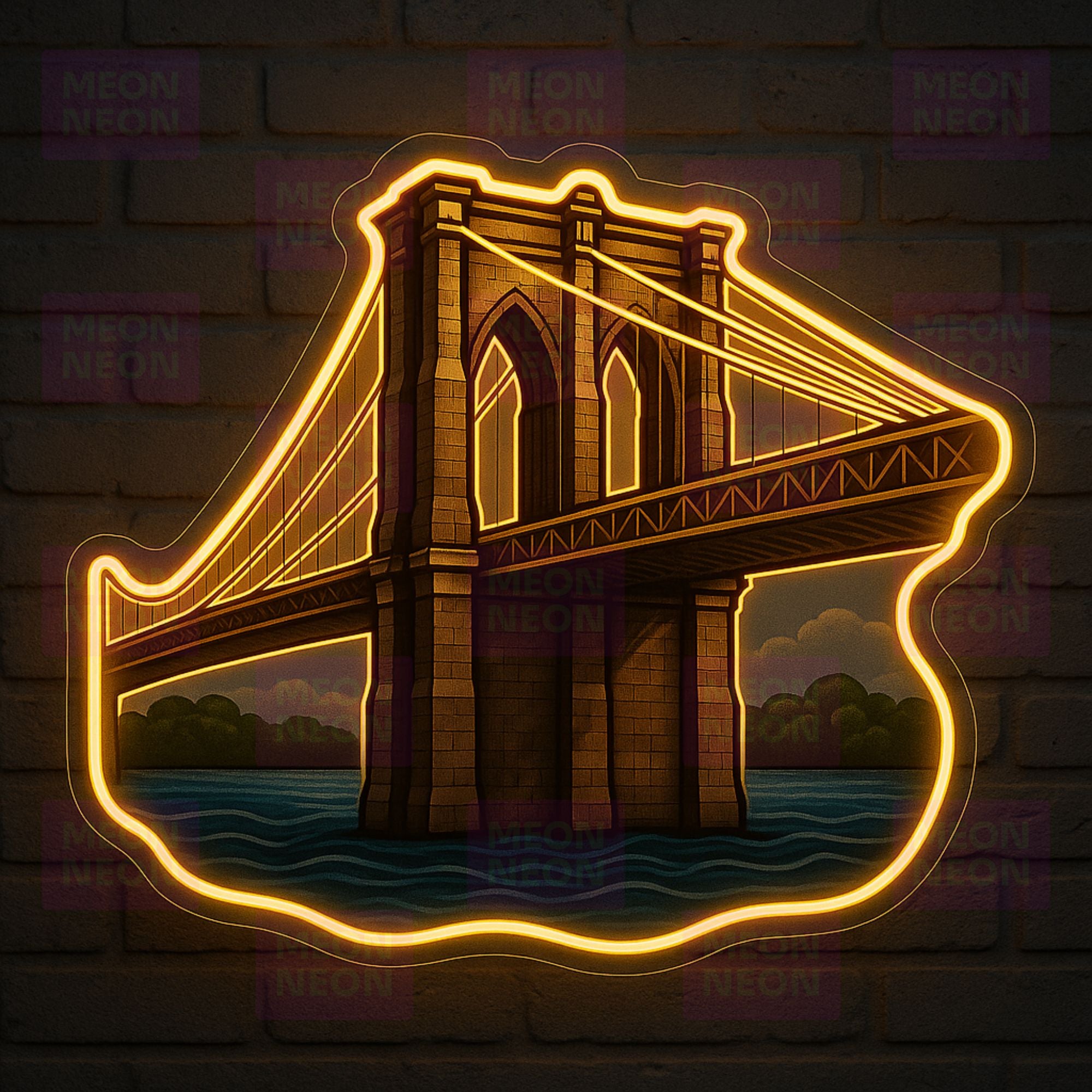 Brooklyn Bridge Classic Neon Sign - MEON NEON