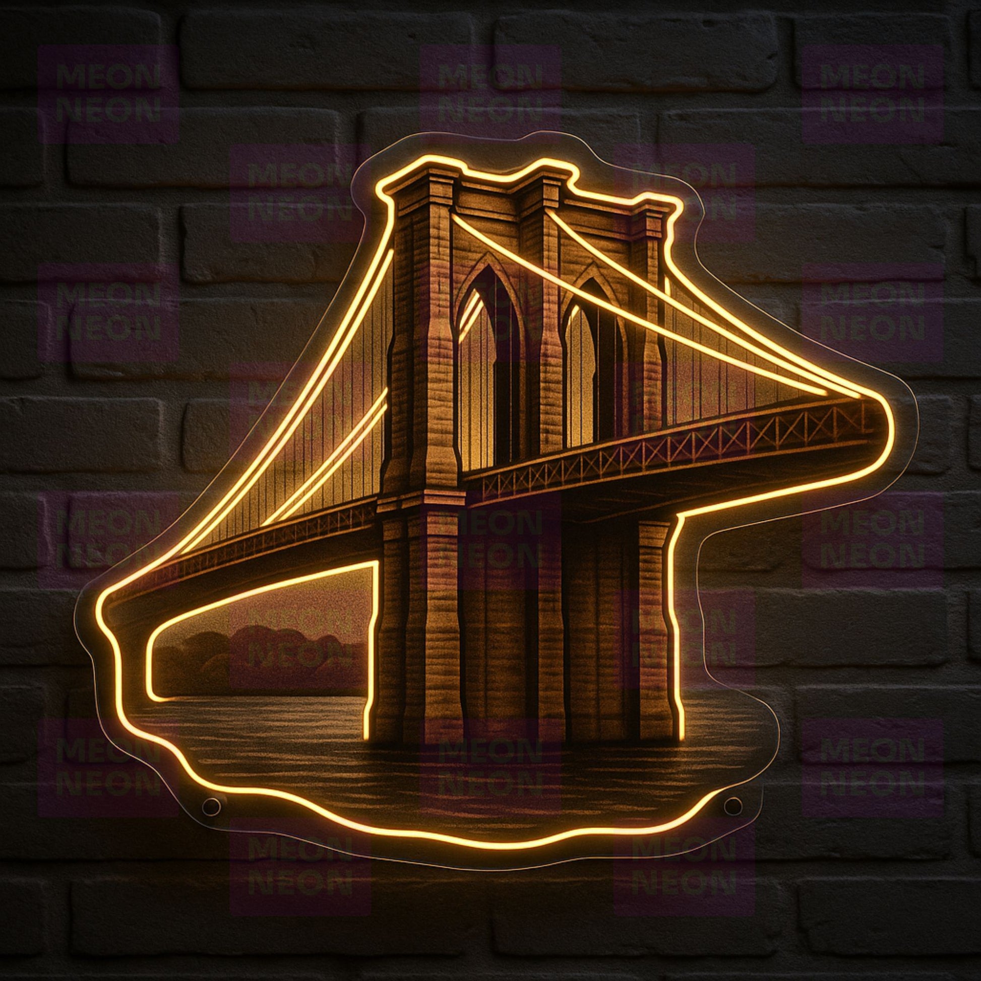 Brooklyn Bridge Vintage Neon Sign - MEON NEON