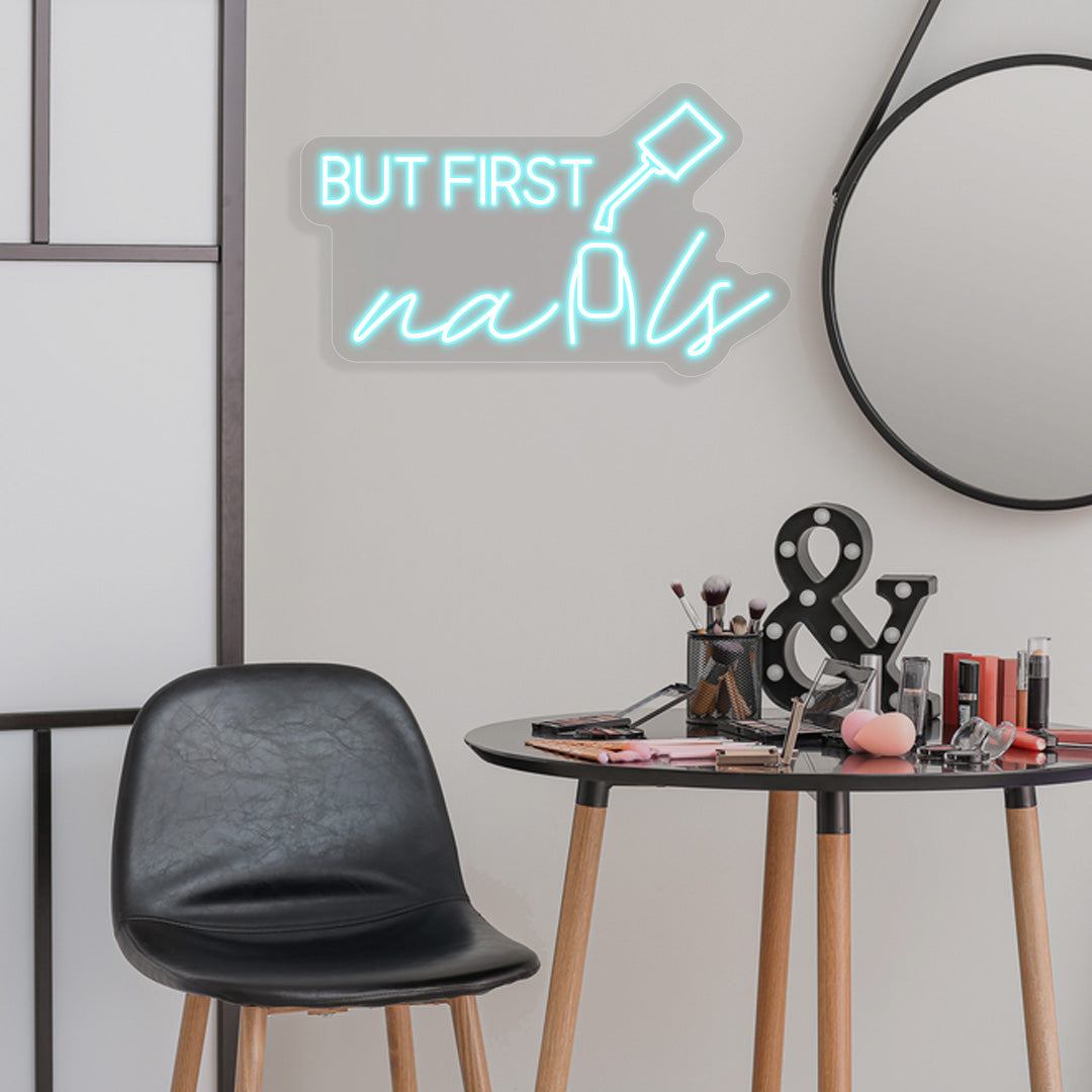 But First Nails Neon Sign image 5