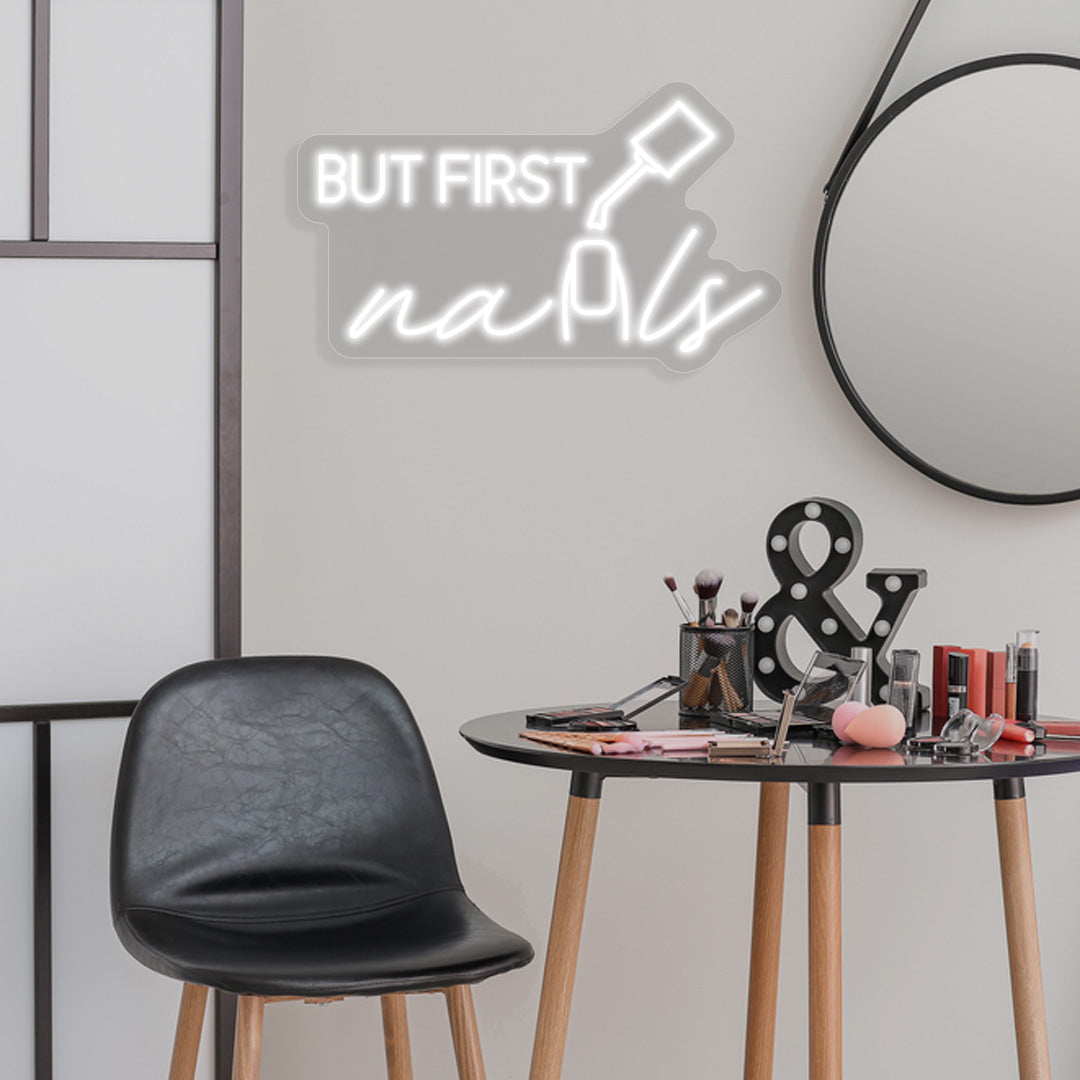 But First Nails Neon Sign image 6