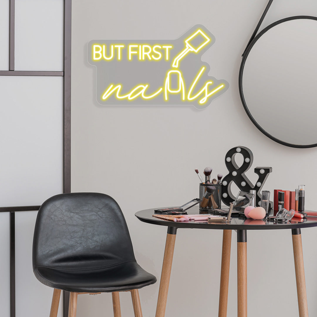 But First Nails Neon Sign image 8