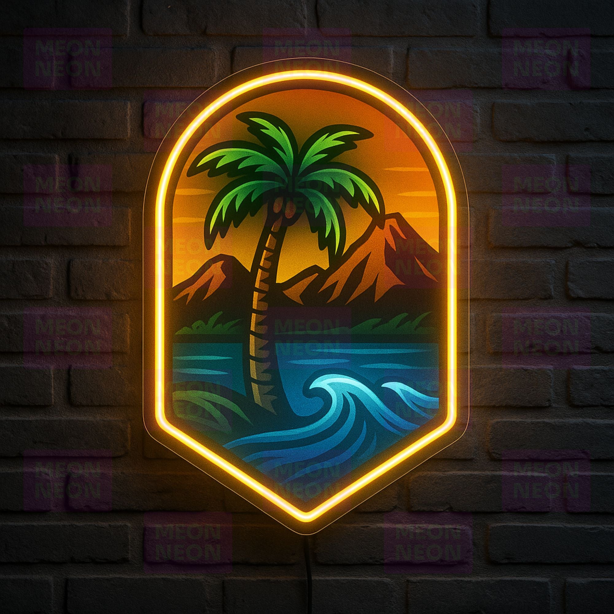 California Coastal Shield Neon Sign - MEON NEON