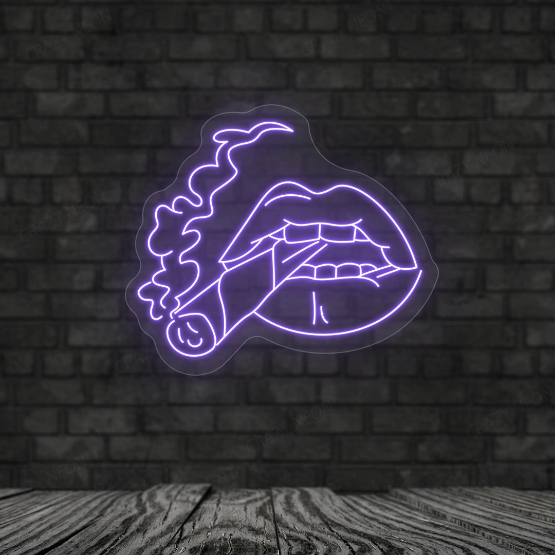 Cigarette in Mouth Neon Sign image 4
