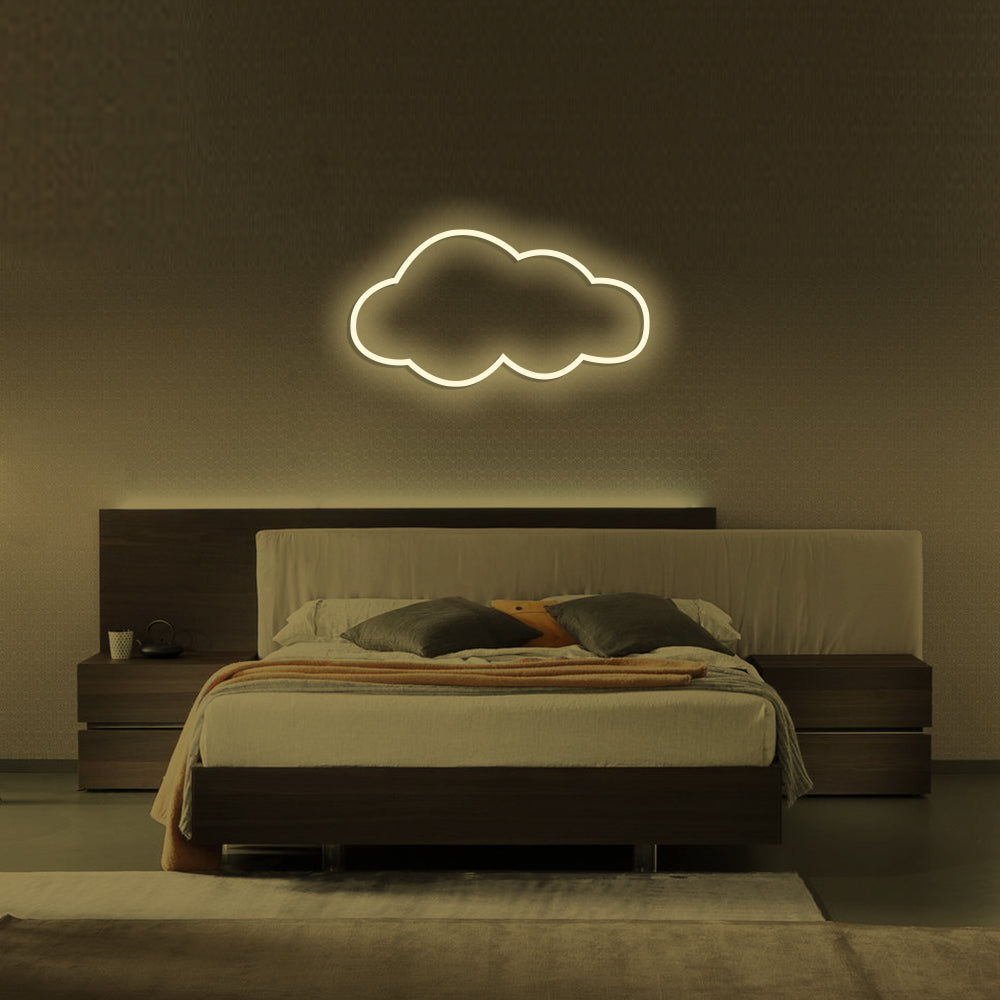 Cloud LED Neon Sign (Style 1) in Warm White