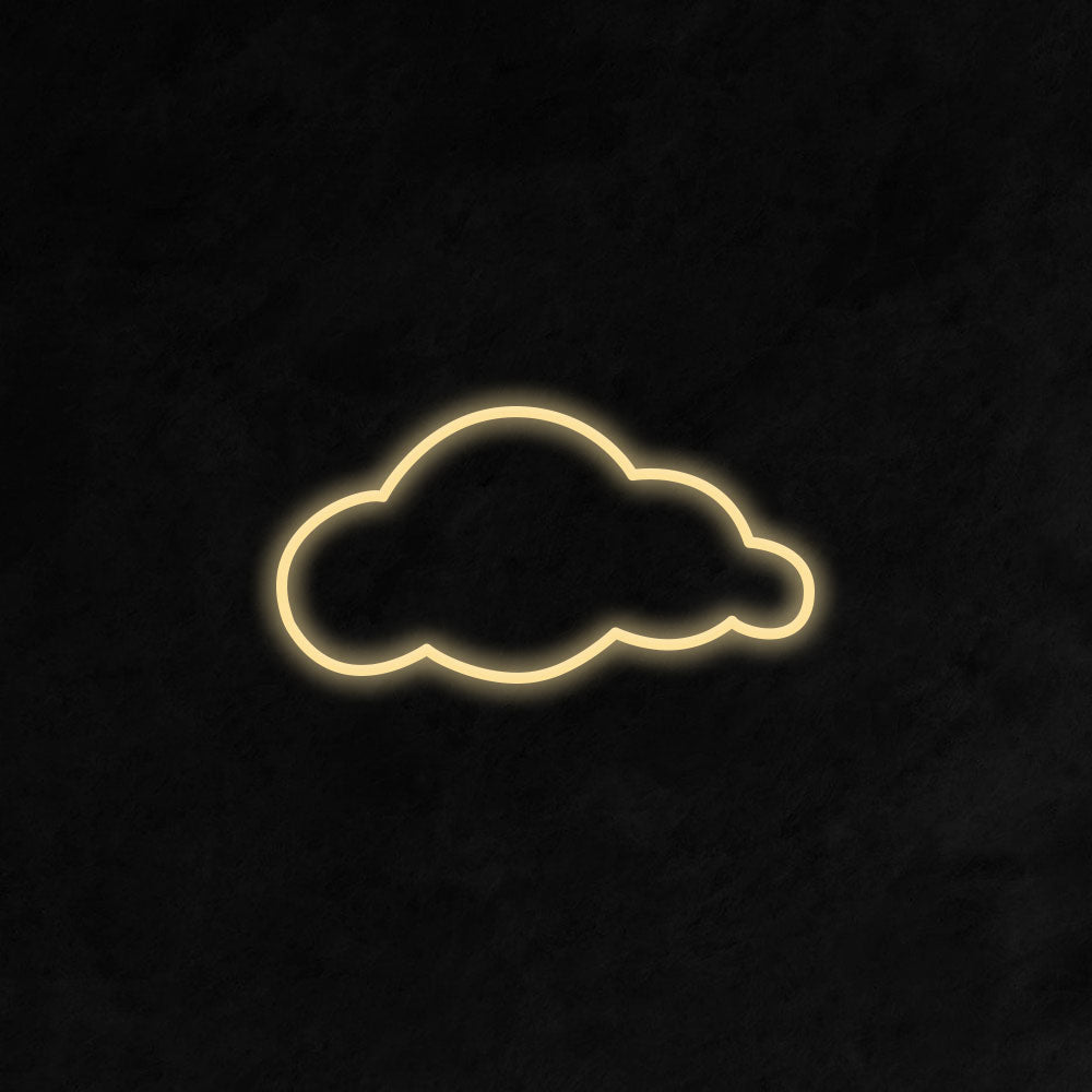 Cloud LED Neon Sign (Style 2) in Warm White