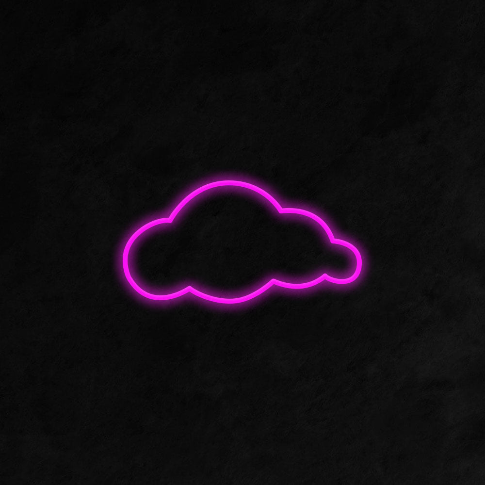 Cloud LED Neon Sign (Style 2) in Pink