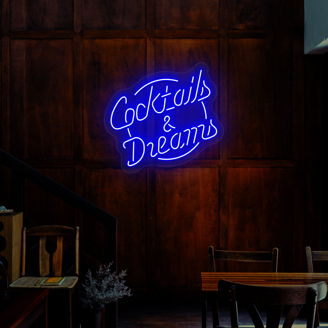 Cocktails and Dreams Neon Sign image 0