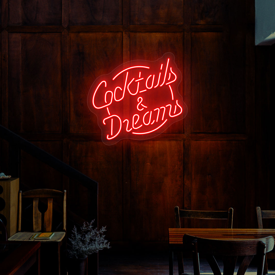 Cocktails and Dreams Neon Sign image 1