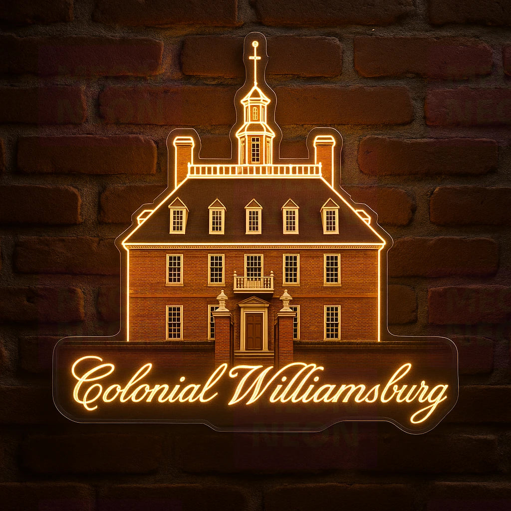 Colonial Williamsburg LED Neon Sign