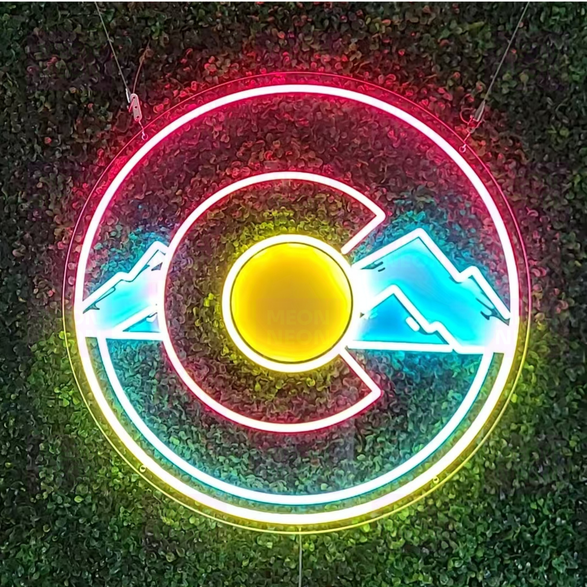 Colorado Mountain Logo Neon LED Sign - MEON NEON