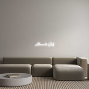 Custom Neon: Aleena & Saif - MEON NEON