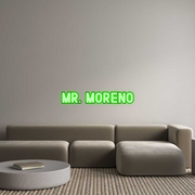 Custom Neon: MR. MORENO - MEON NEON