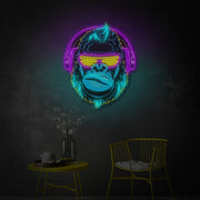 Cyberpunk Monkey LED Neon Sign | Gaming Wall Art - MEON NEON