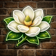 Deep South Magnolia LED Neon Sign