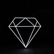 Diamond LED Neon Sign in Cool White