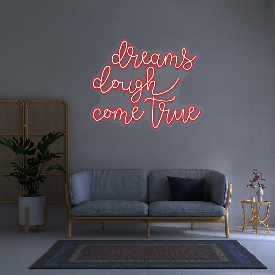 Dreams Dough Come True - Neon Sign image 2