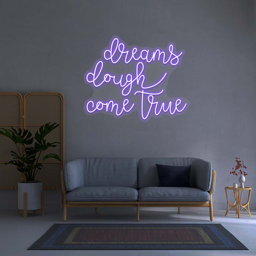 Dreams Dough Come True - Neon Sign image 5