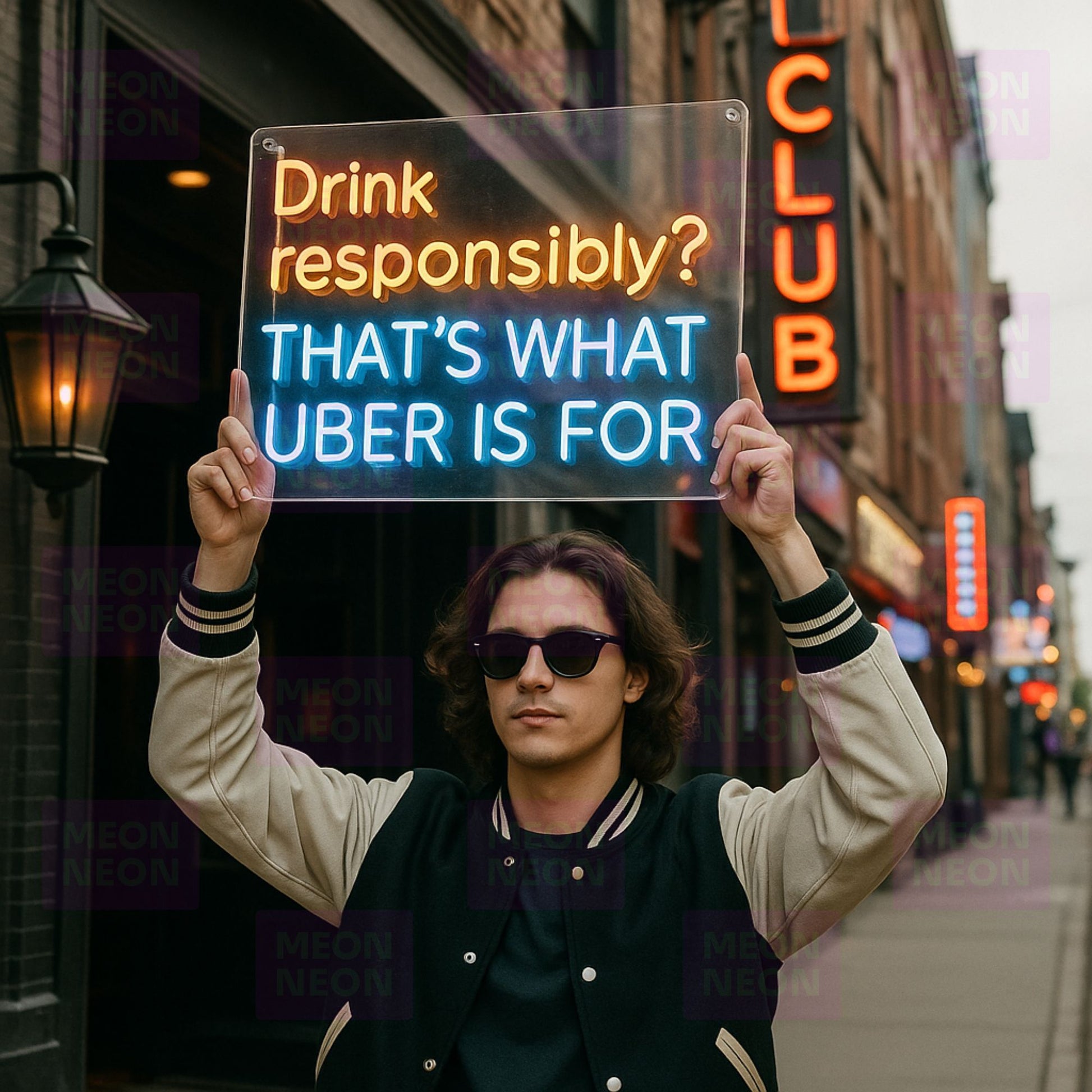 Drink Responsibly? That's What Uber Is For - LED Neon Sign - MEON NEON