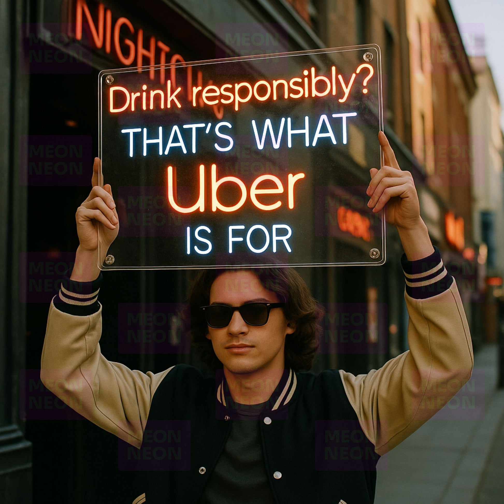 Drink Responsibly? That's What Uber Is For - LED Neon Sign - MEON NEON