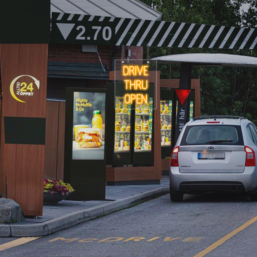 Drive Thru Open Sign image 2