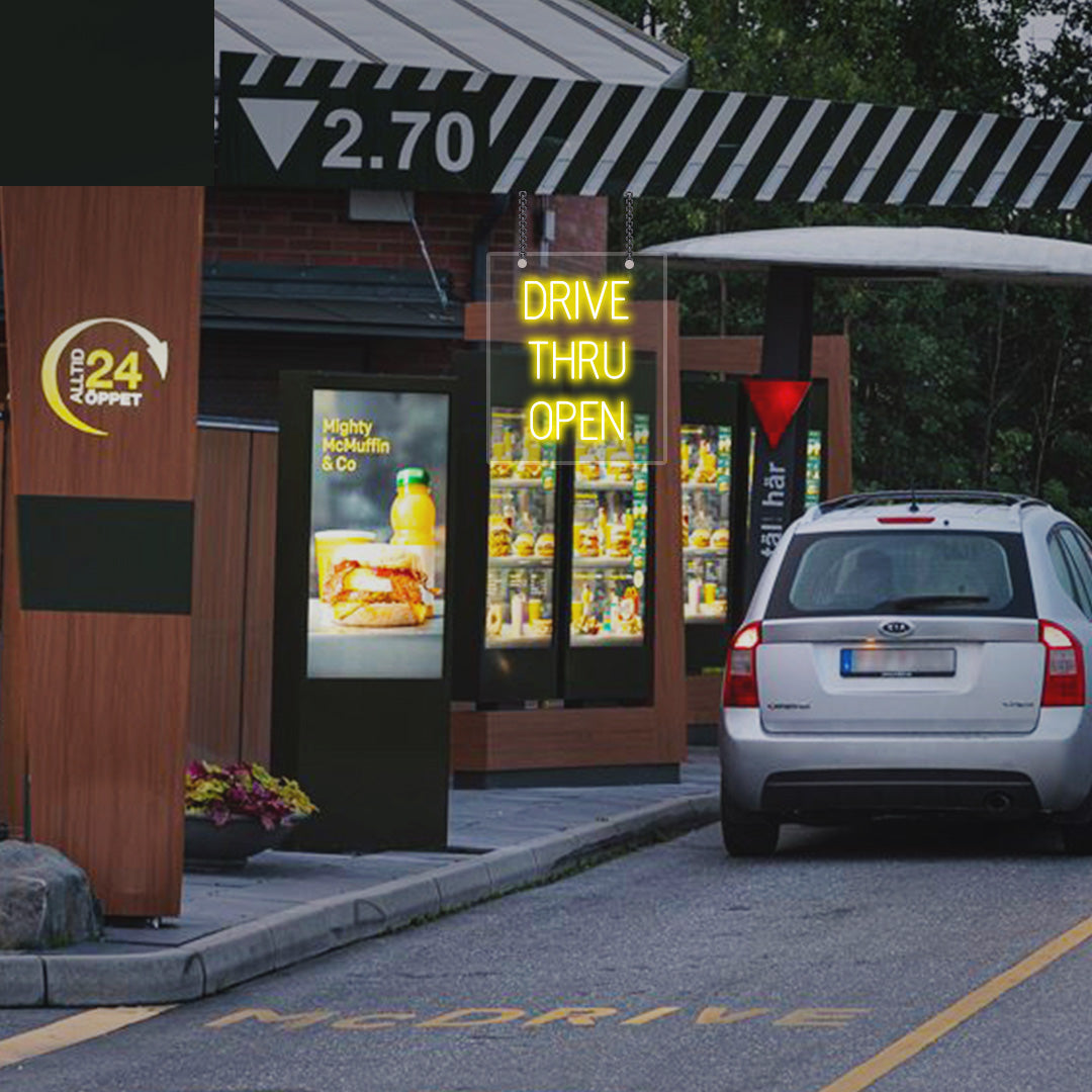 Drive Thru Open Sign image 8
