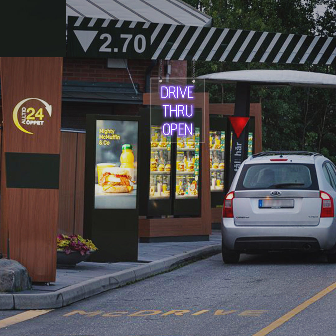 Drive Thru Open Sign image 9