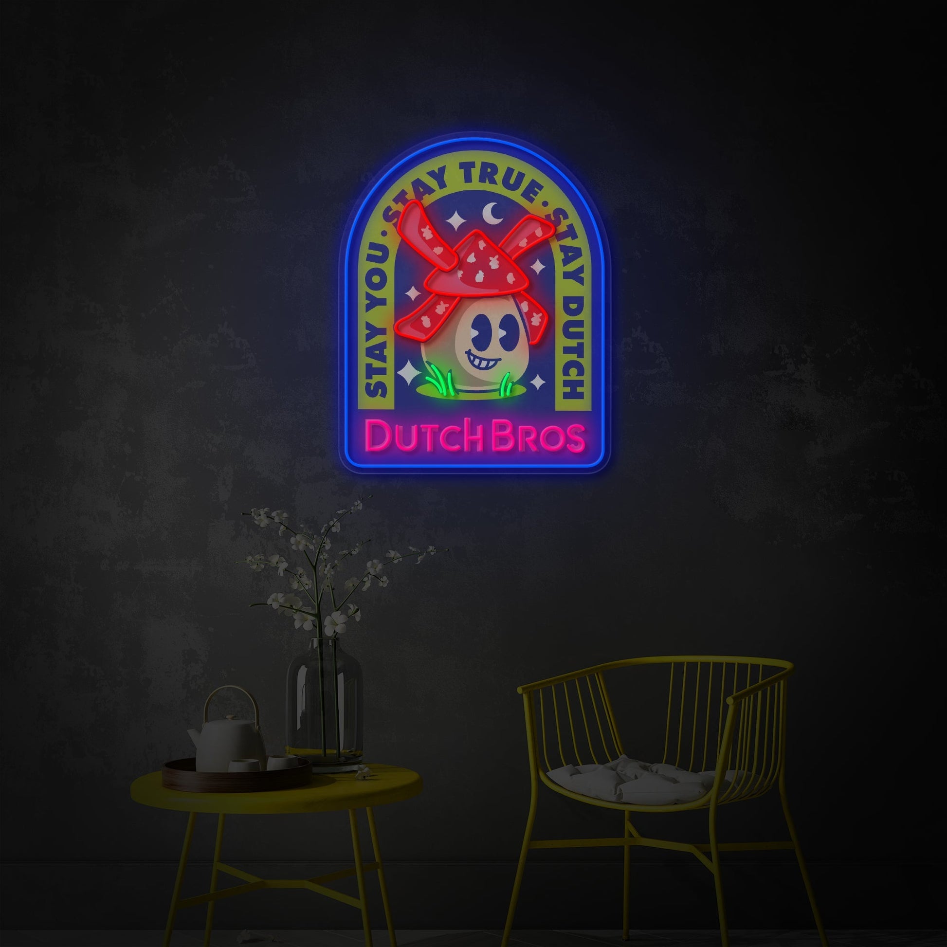 Dutch Coffee Shop LED Neon Sign | Cafe Wall Art - MEON NEON