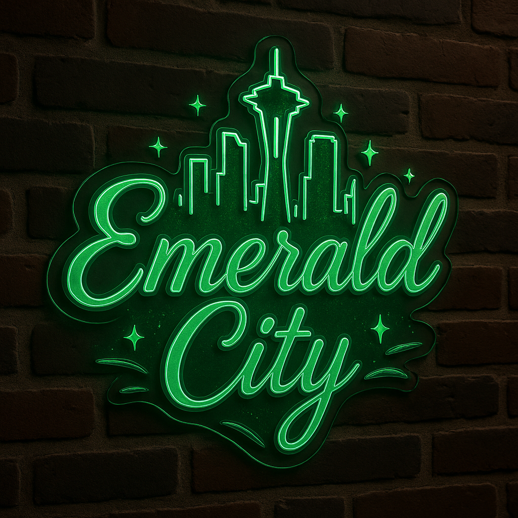 Emerald City Glow LED Neon Sign