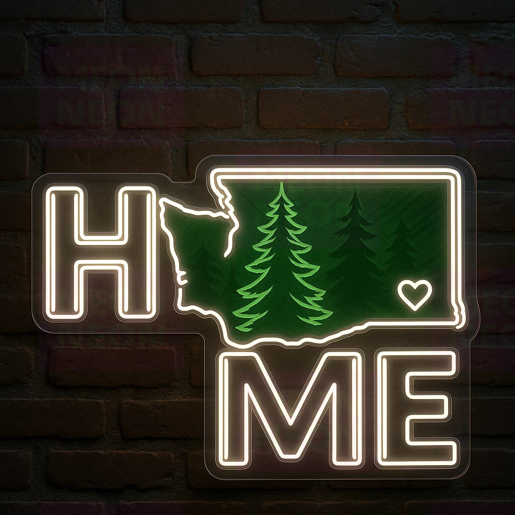 Evergreen Home LED Neon Sign
