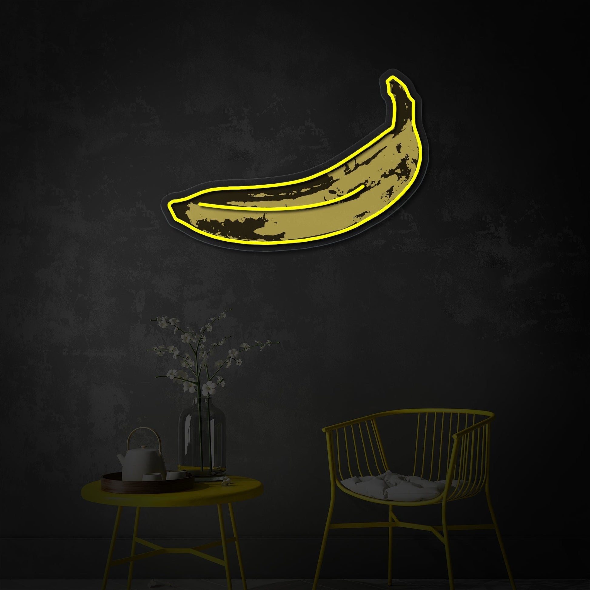 Famous Banana LED Neon Sign | Warhol Style Art - MEON NEON
