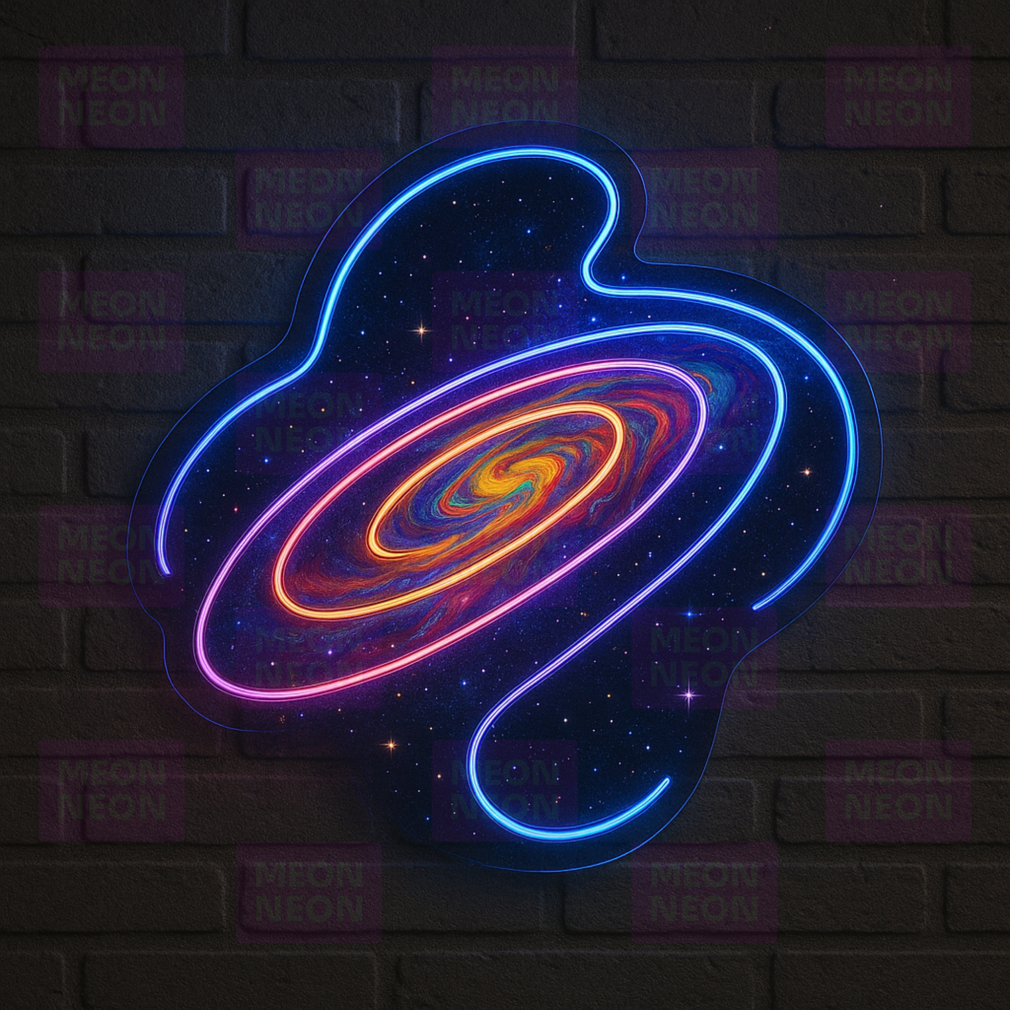 Galactic Brain Wave LED Neon Sign - MEON NEON