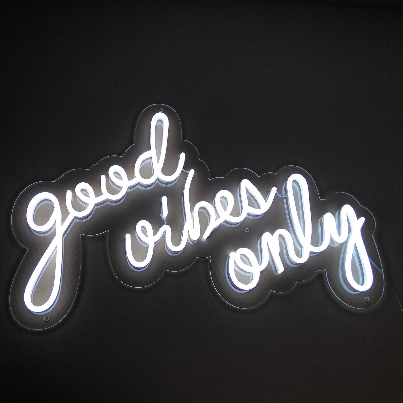 Good Vibes Only LED Neon Sign