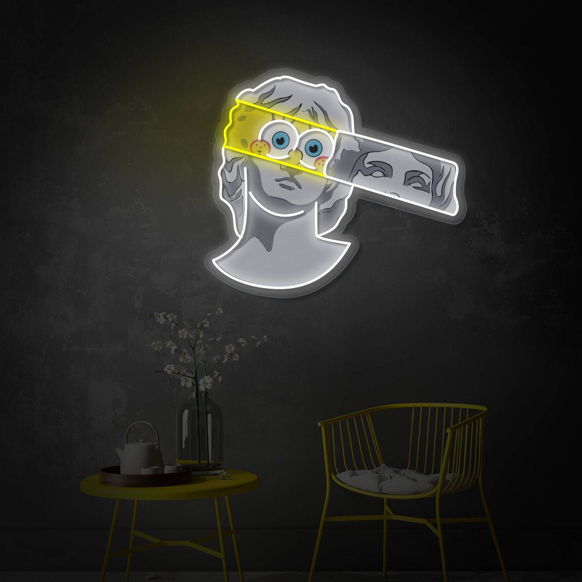 Greek Bob LED Neon Sign | Vaporwave Art - MEON NEON